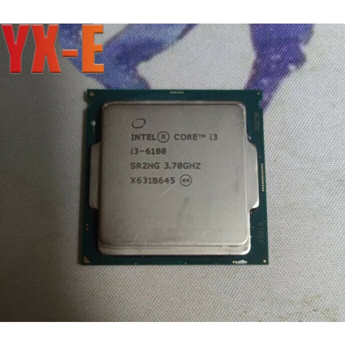 YX-E Core 6th Gen i3-6100 LGA-1151 CPU 3.70 GHz Skylake Dual-Core SR2HG เดสก์ท็อป