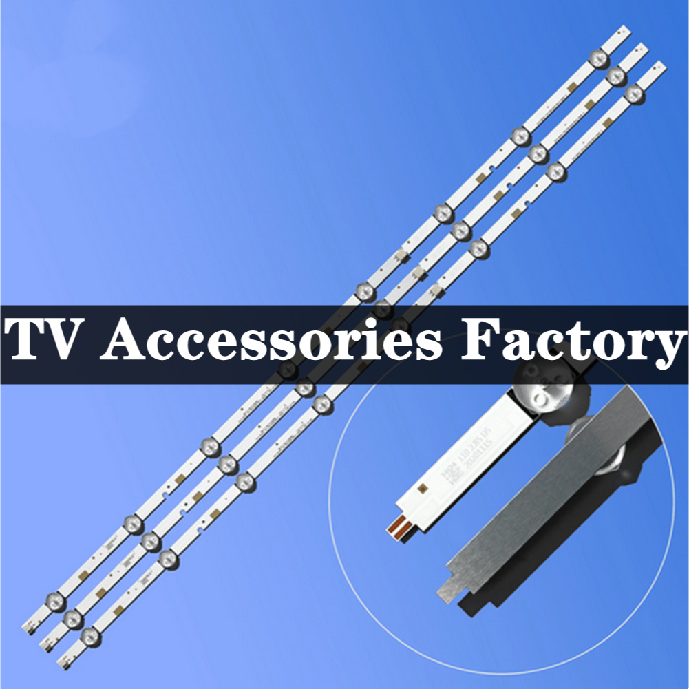ใหม่ 3pcs Backlight Strips Samsung 40INCH TV UE40J5200AW UE40J5200 UA40M5000 V5DN-395SMO-R3 V5DN-395