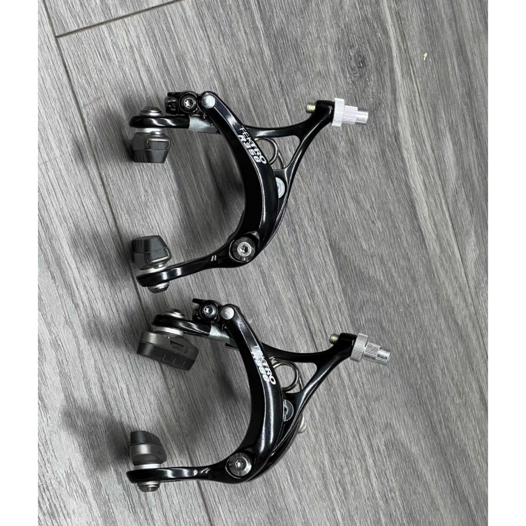 ￼Tektro R358 แผนที่จักรยานยาว Reach Dual Pivot C-Brake Rim เบรค Caliper ตลับหมึกเบรครองเท้า