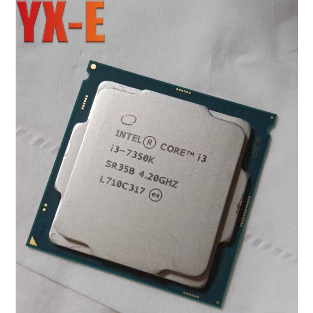 YX-E 7Th Gen Core i3-7350k LGA 1151 โปรเซสเซอร์ CPU Kaby Lake 4.2 GHz Dual Core