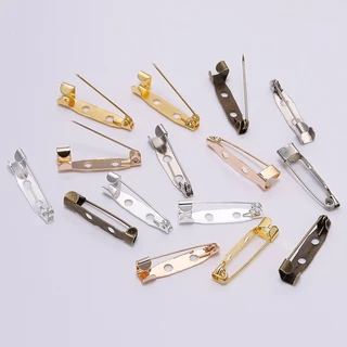ฐานเข็มกลัด 15-40mm 50 ชิ้น อุปกรณ์เสริม DIY สำหรับ เครื่องประดับ และหัตถกรรม