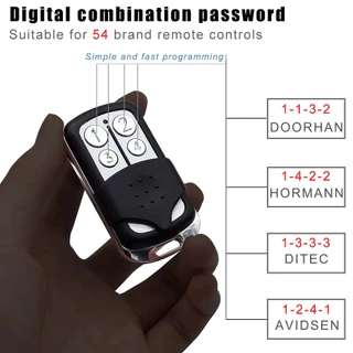 [🇹🇭⚡12hจัดส่ง] SMC5326 Autogate รีโมทคอนโทรล Key 8 DIP สวิทช์ Auto Gate 330MHZ / 433MHZ รีโมทคอนโทรล Duplicator Key Controller