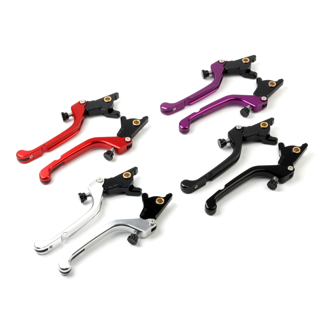 มือเบรคแต่ง Lambretta X300 / V200 (พับได้ ปรับระดับได้) งาน CNC สวยๆ มี 5 สี ตรงรุ่นไม่ต้องแปลง