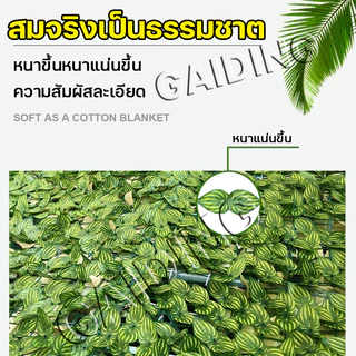รั้วใบไม้ประดิษฐ์ 1x3เมตร รั้วสวน รั้วต้นไม้ปลอม ถอดออกได้ ประกอบฟรี บ้าน ใบไม้ปลอม