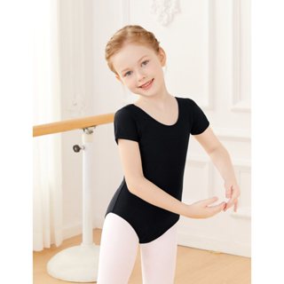 สาวสบายไนลอนบอดี้สูทเด็กเต็มซับ ล อีโอทาร์ด แขนสั้นปิดเป้าสเ…