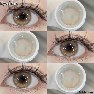 Eyeshare Alaska brown คอนแทคเลนส์ ตาธรรมชาติ ขนาด 14.2mm มีอ…