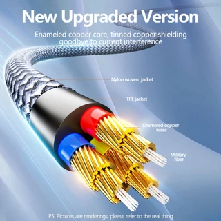 สายสัญญาณเสียง SUNKANDI 2RCA ถึง 2RCA สายชุบทองสเตอริโอชายสําหรับโฮมเธียเตอร์,เครื่องเสียงอิเล็กทรอนิกส์