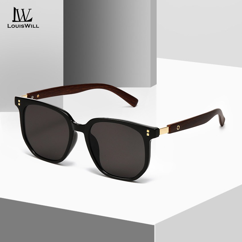 Louiswill แว่นตากันแดดแฟชั่น ป้องกันรังสียูวี 400 ป้องกันแสงสะท้อน เลนส์ HD สําหรับผู้ชาย และผู้หญิง