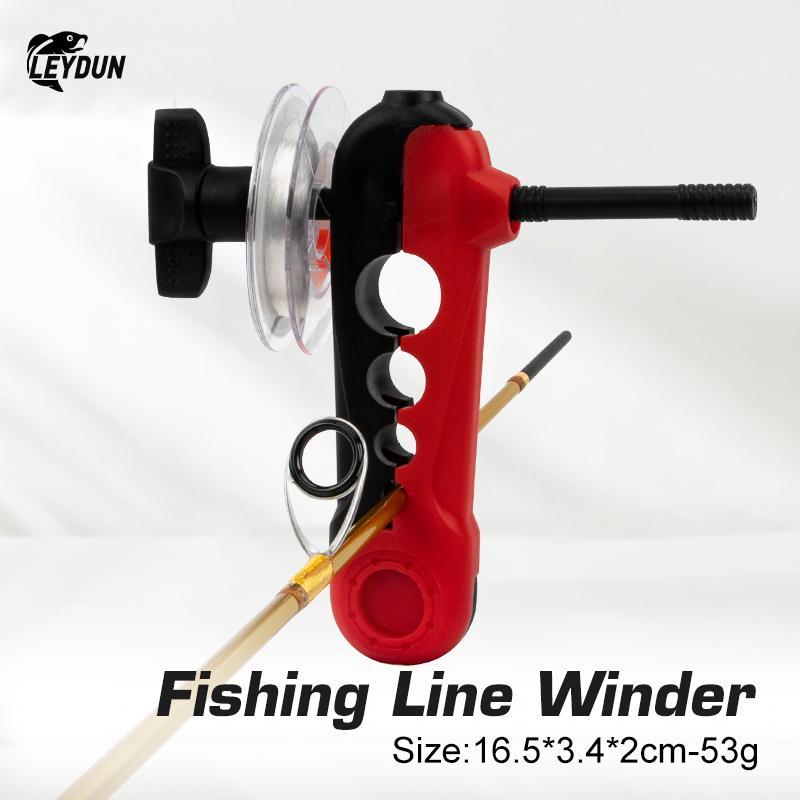 LEYDUN Fishing Tools Portable Fishing Line Winder Spooler Machine spinning & Baitcasting Reel spool Spooling Station System Tool