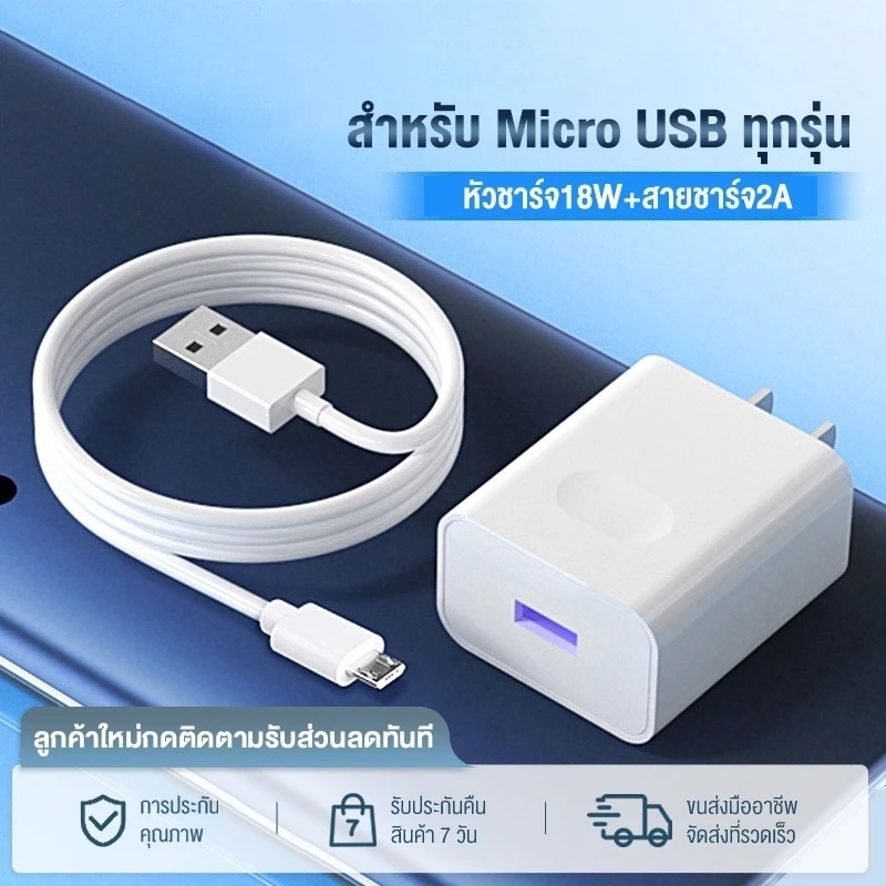 ชุดชาร์จ VI หัวชาร์จ+สายชาร์จ รองรับ VI V9 V7+ V7 V5s V5Lite V5Plus V5 V3Max V3 Y85 Y81 Y71 Y65
