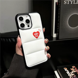 HUMAN MADE classics Simple love label hard shell Down Jacketเคสโทรศัพท์เหมาะสําหรับIPhone17 AIR 16 16Pro 16PM Plus 15 15P 15PM 14 14P 13 13P 13PM 12 12PM 11 11P 11P 11PM X XR 7P