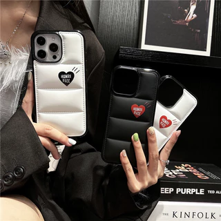 HUMAN MADE classics Simple love label hard shell Down Jacketเคสโทรศัพท์เหมาะสําหรับIPhone17 AIR 16 16Pro 16PM Plus 15 15P 15PM 14 14P 13 13P 13PM 12 12PM 11 11P 11P 11PM X XR 7P