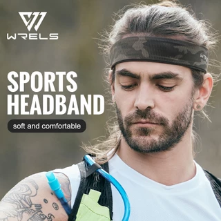 WRELS ที่คาดผมสำหรับเล่นกีฬา ระบายอากาศ ดูดซับเหงื่อ ระบายความร้อน แถบคาดศีรษะยืดหยุ่นสูง #FD0331
