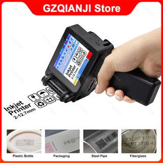 เครื่องพิมพ์อิงค์เจ็ทมือถือ 12.7 มม. พิมพ์โลโก้ บาร์โค้ด QR …