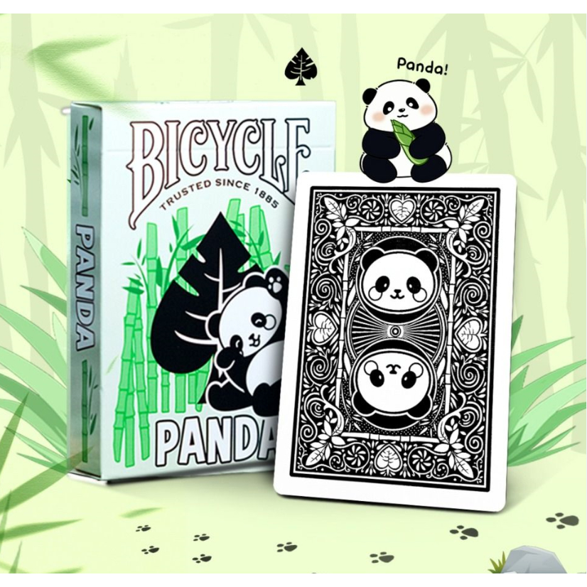 【BICYCLE】Panda card by Bicycle magic cardistry deck สํารับนักบัตรเวทย์มนตร์