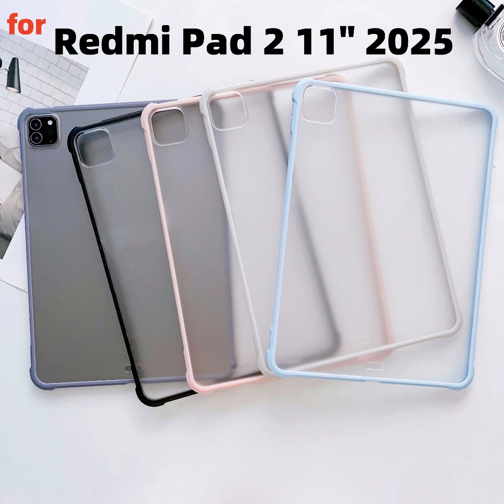 สําหรับ Xiaomi Redmi Pad 2 Pad2 11 นิ้ว 2025 Matte Case สําหรับ Redmi Pad 2 11 "2025 พร้อมขาตั้งเคสป