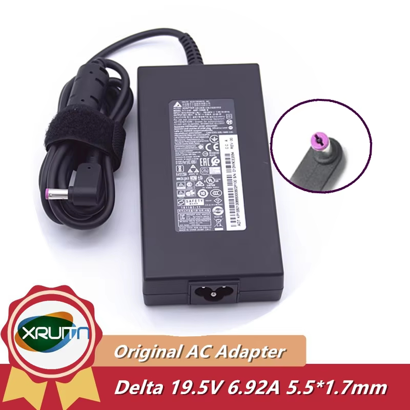 Original ADP-135NB B DELTA อะแดปเตอร์ AC 19.5V 6.92A PA-1131-26 สําหรับ Acer Nitro 7 5 N20C2 N20CZ A