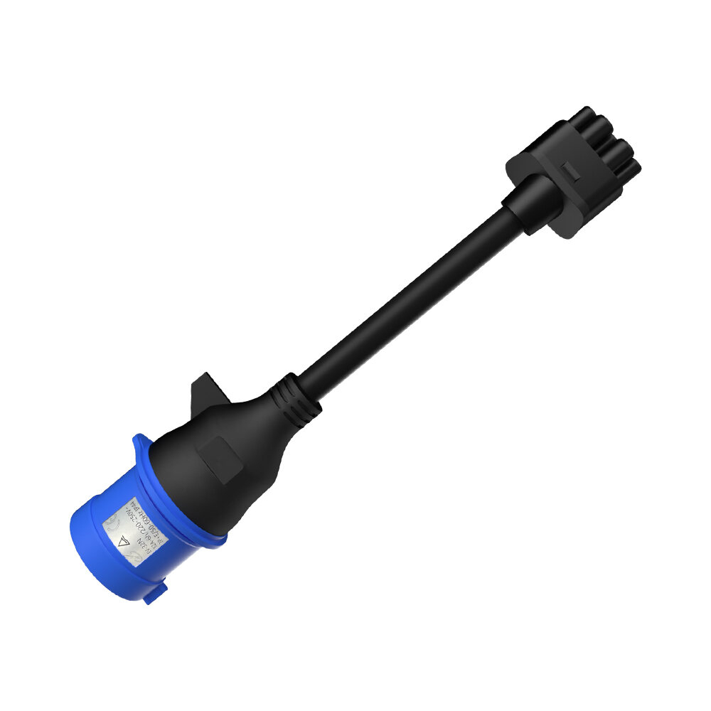 สําหรับTesla 3 Pin Blue CEEอะแดปเตอร์Teslaรุ่นS,3,X,Y Gen 2 Ev Charger Extensionสายไฟเชื่อมต่อ 240V Outletที่ 32A 10 นิ้ว ราคา ถูกที่สุด ดีลบีเคเค แกลเลอรีภาพที่ 2