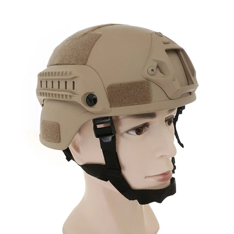 MH หมวกกันน็อคยุทธวิธี FAST HELMET MICH2000 Airsoft กลางแจ้งยุทธวิธี Painball CS SWAT ขี่ป้องกันอุปกรณ์ ราคา ถูกที่สุด ดีลบีเคเค แกลเลอรีภาพที่ 3