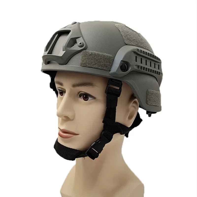 MH หมวกกันน็อคยุทธวิธี FAST HELMET MICH2000 Airsoft กลางแจ้งยุทธวิธี Painball CS SWAT ขี่ป้องกันอุปกรณ์ ราคา ถูกที่สุด ดีลบีเคเค แกลเลอรีภาพที่ 4
