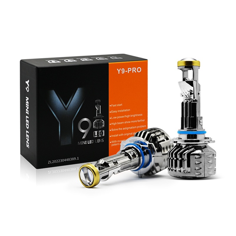 【ร้านไทย จัดส่งภายใน 24 ชั่วโมงใ】ไฟหน้ารถยนต์ หลอดไฟหน้า LED Y9/Y8/Y7 อัปเกรดจาก Y6 สว่างกว่า ทน ไฟห