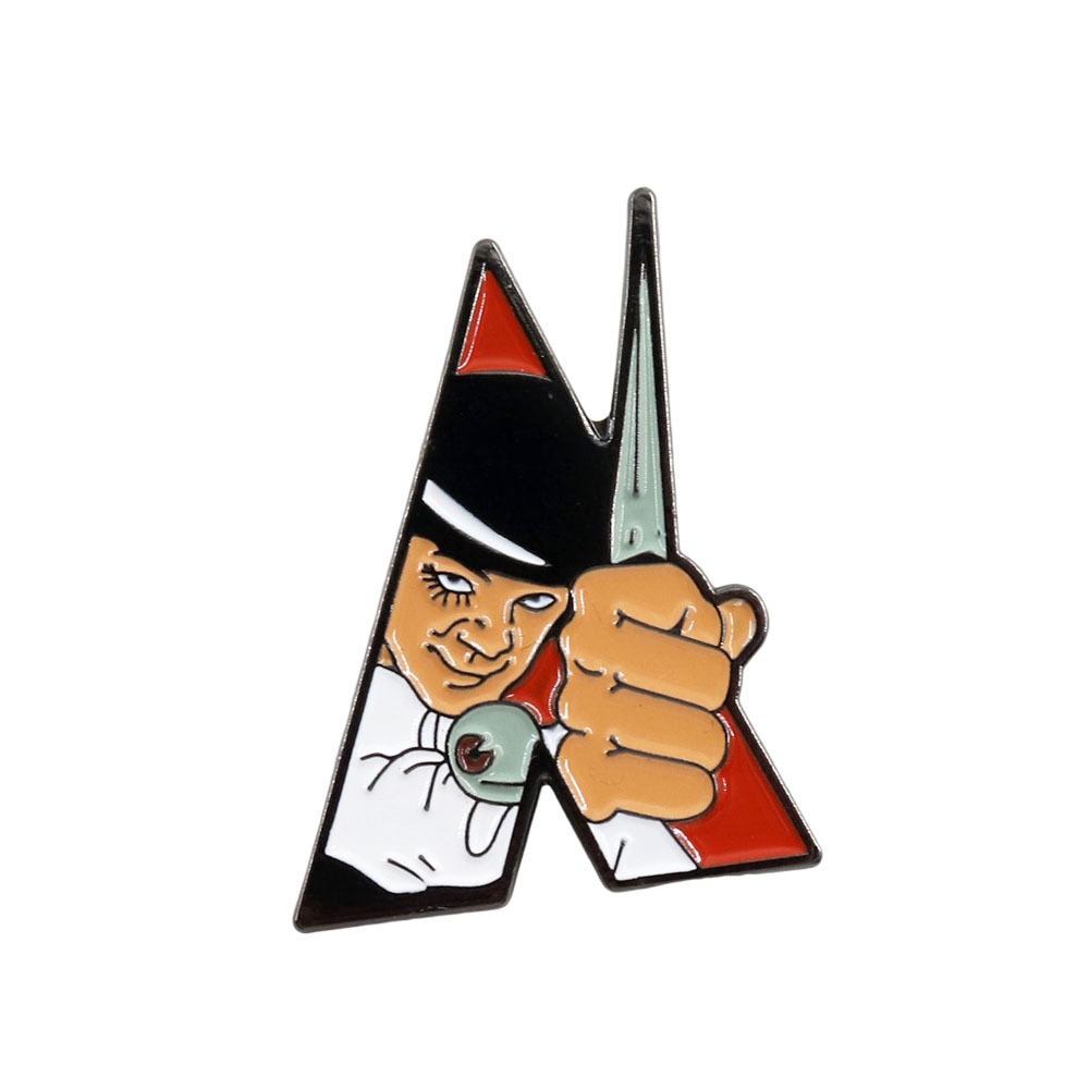 ภาพยนตร์และโทรทัศน์ในยุโรปและอเมริกา ภาพยนตร์ต่อพ่วง Clockwork Orange Alex Knife Metal Pin