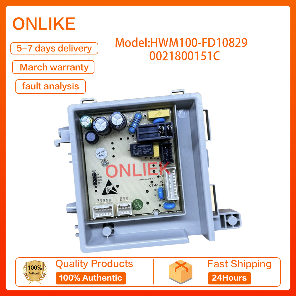 ใหม่ 100% HWM100-FD10829 HAIER WASHING MACHINE FRONT LOAD PCB BOARD (แผงวงจร / แผงบอร์ด) 0021800151ซ
