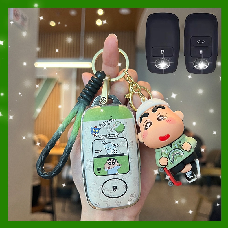 Toyota Yaris Ative Yaris Cross Toyota New Yaris Ativ Sports เคสกุญแจรถยนต์ เคสกุญแจรีโมทรถยนต์ TPU โครเมี่ยม สําหรับ Toyota Raize น่ารัก