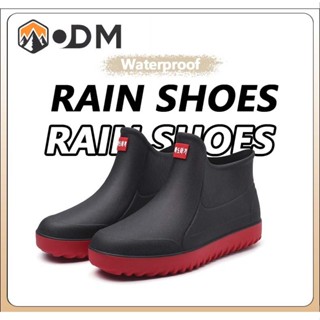 OUTDOORMORE รองเท้ากันฝนกันน้ําสําหรับรองเท้าผู้ชายกลางแจ้งก…