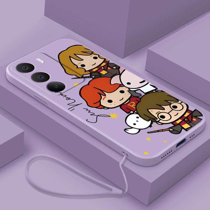 Realme C71 C73 5G เคสชื่อแบบกําหนดเอง เคส Harry Potter ปกอ่อนสีลูกกวาด