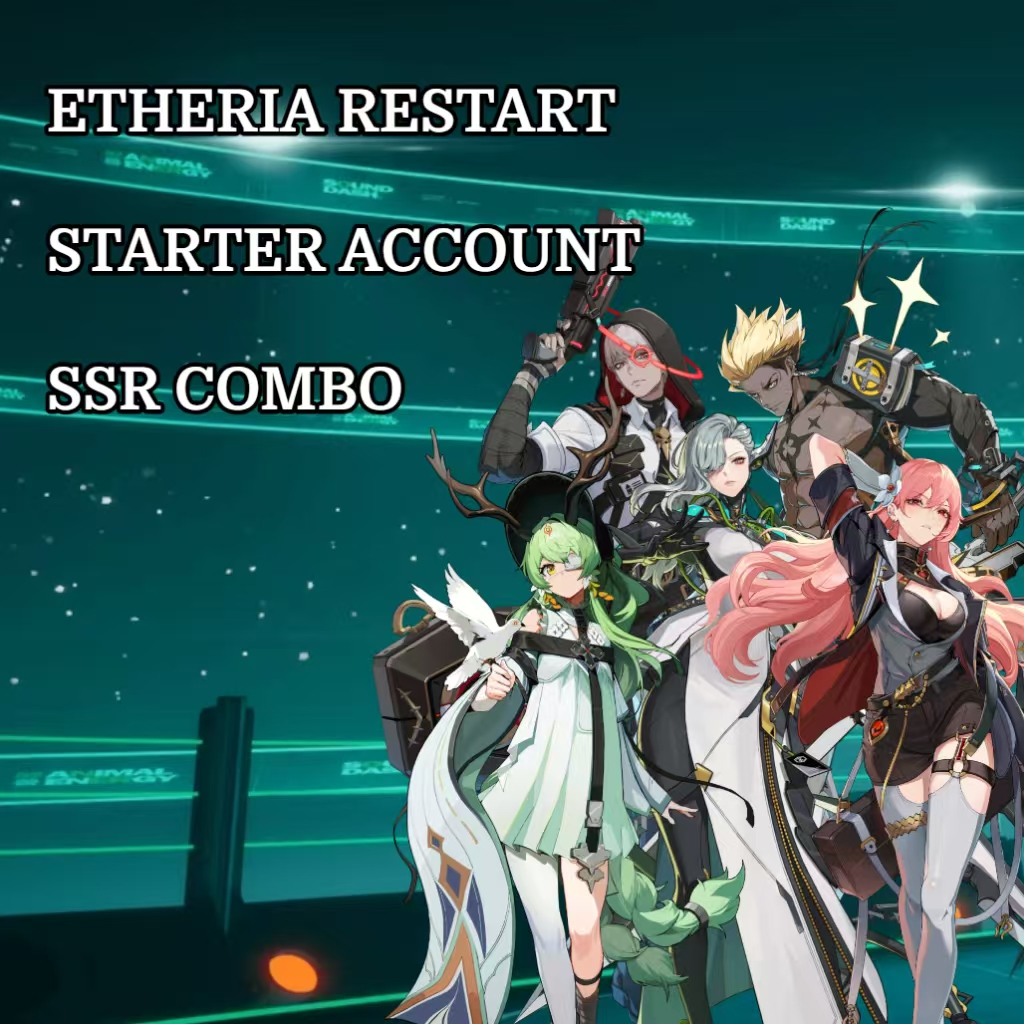 Etheria: Restart Starter Anime Id  Photocard Figure Cosplay Pvc Cards Collection Card