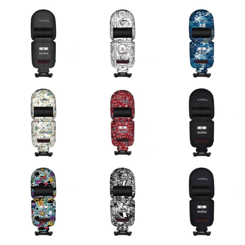 สติกเกอร์ป้องกันแฟลช Godox V100 เหมาะสําหรับสติกเกอร์ Godox V100, ตัวป้องกันแฟลช Godox, อุปกรณ์เสริม