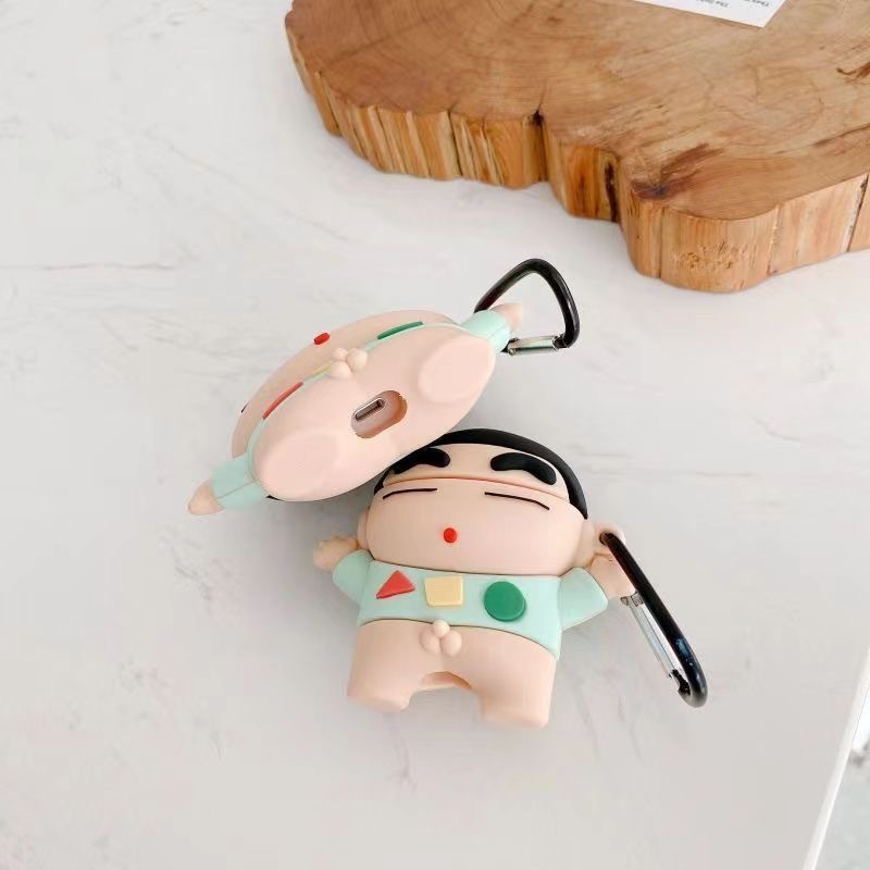 สร้างสรรค์น่ารักชุดนอน Shin chan สําหรับ AirPods 3 รูปที่ 2