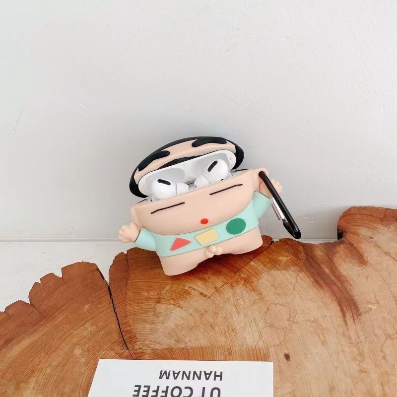 สร้างสรรค์น่ารักชุดนอน Shin chan สําหรับ AirPods 3 รูปที่ 3