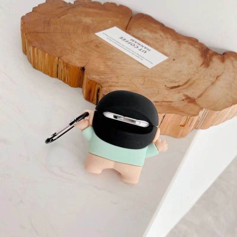 สร้างสรรค์น่ารักชุดนอน Shin chan สําหรับ AirPods 3 รูปที่ 4