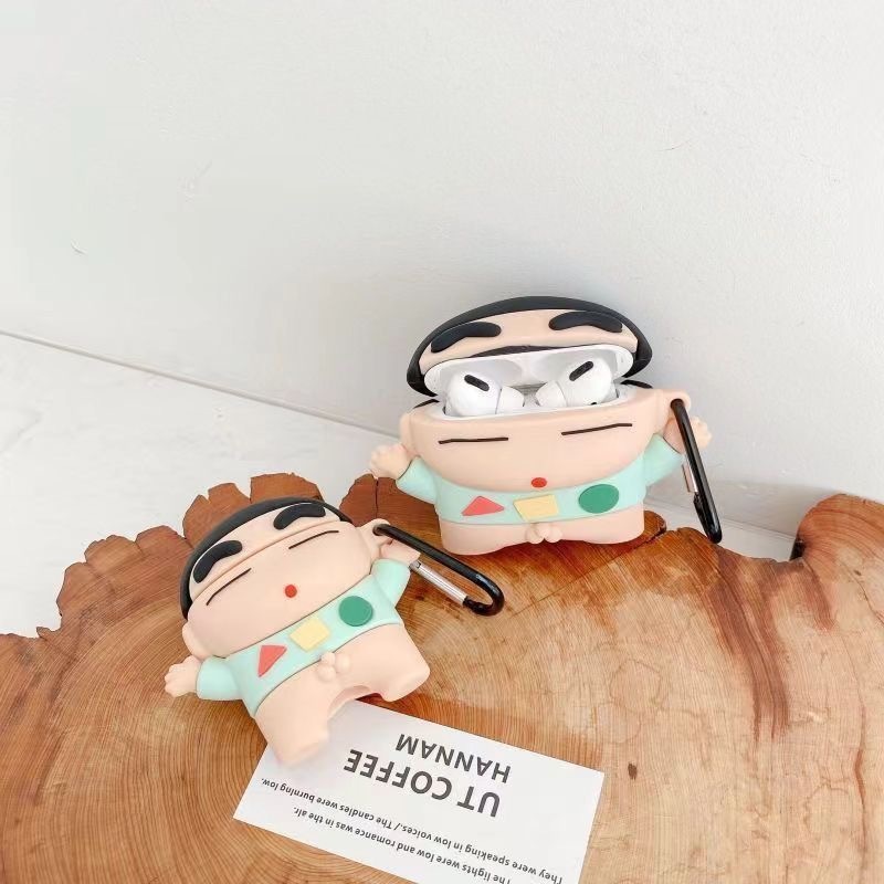 สร้างสรรค์น่ารักชุดนอน Shin chan สําหรับ AirPods 3