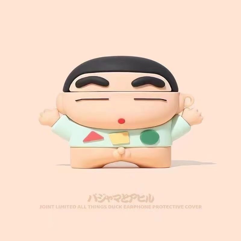 สร้างสรรค์น่ารักชุดนอน Shin chan สําหรับ AirPods 3 รูปที่ 7