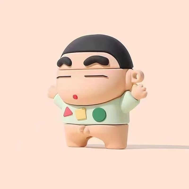 สร้างสรรค์น่ารักชุดนอน Shin chan สําหรับ AirPods 3 รูปที่ 6