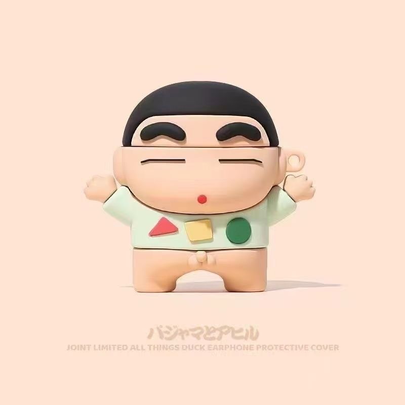 สร้างสรรค์น่ารักชุดนอน Shin chan สําหรับ AirPods 3 รูปที่ 5