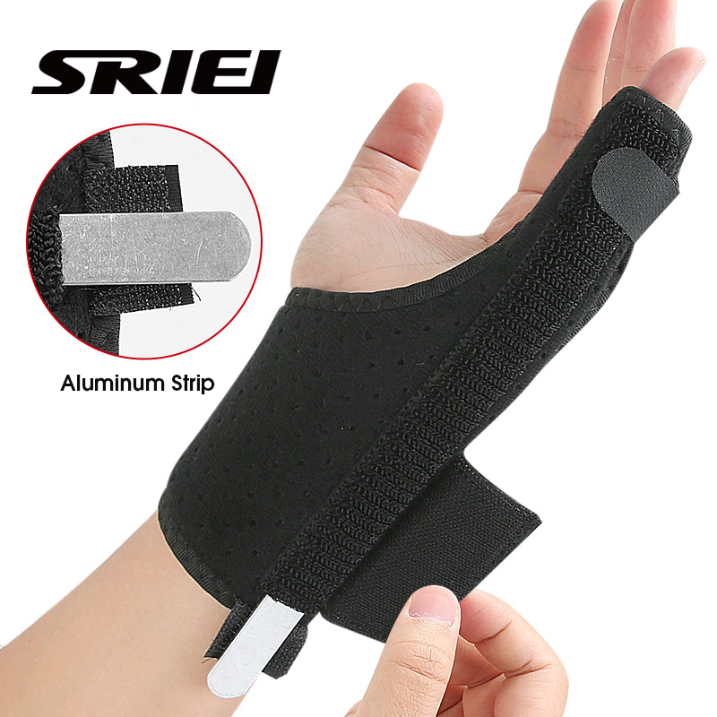 SRIEI 1PCS สายรัดข้อมือ Splint สายรัดข้อมืออลูมิเนียมสายรัดข้อมือสนับสนุนโรคข้ออักเสบแพลง Pinky Finger Splint