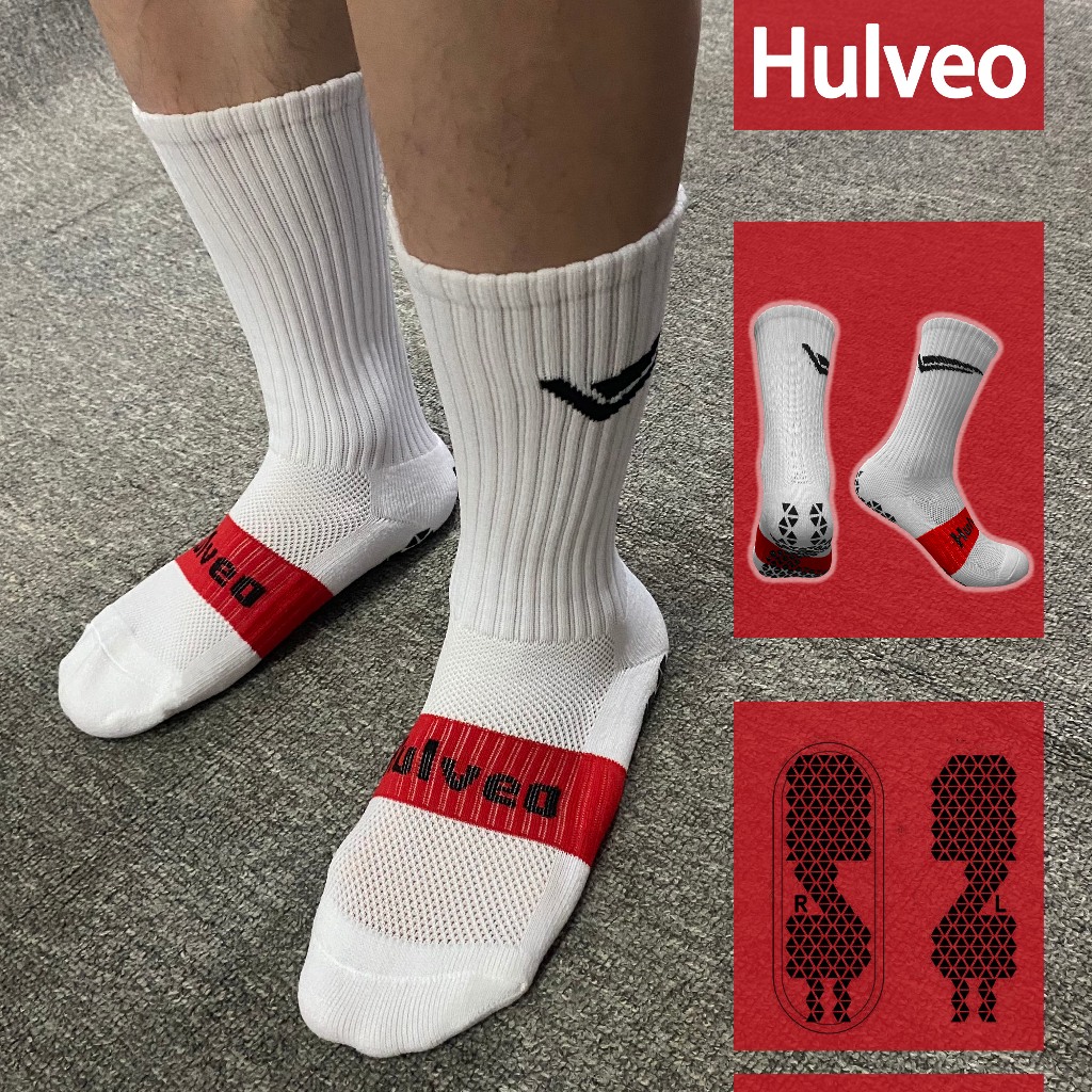 ถุงเท้าฟุตบอลกันลื่นแบบมืออาชีพสำหรับการฝึกฝน ระบายอากาศและดูดซับเหงื่อ ใบสมัคร บาสเกตบอลวิ่งและโยคะ