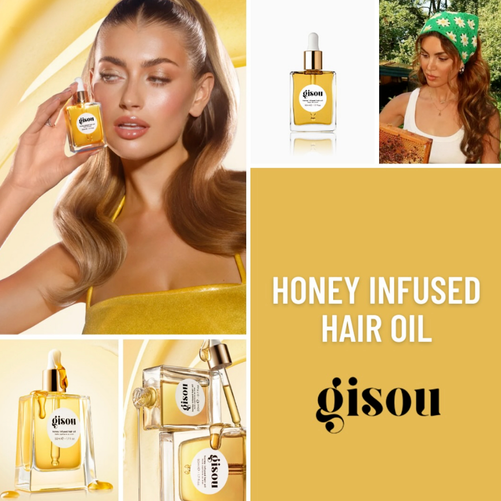Gisou Honey Infused Hair Oil 20ml ขนาดเดินทาง