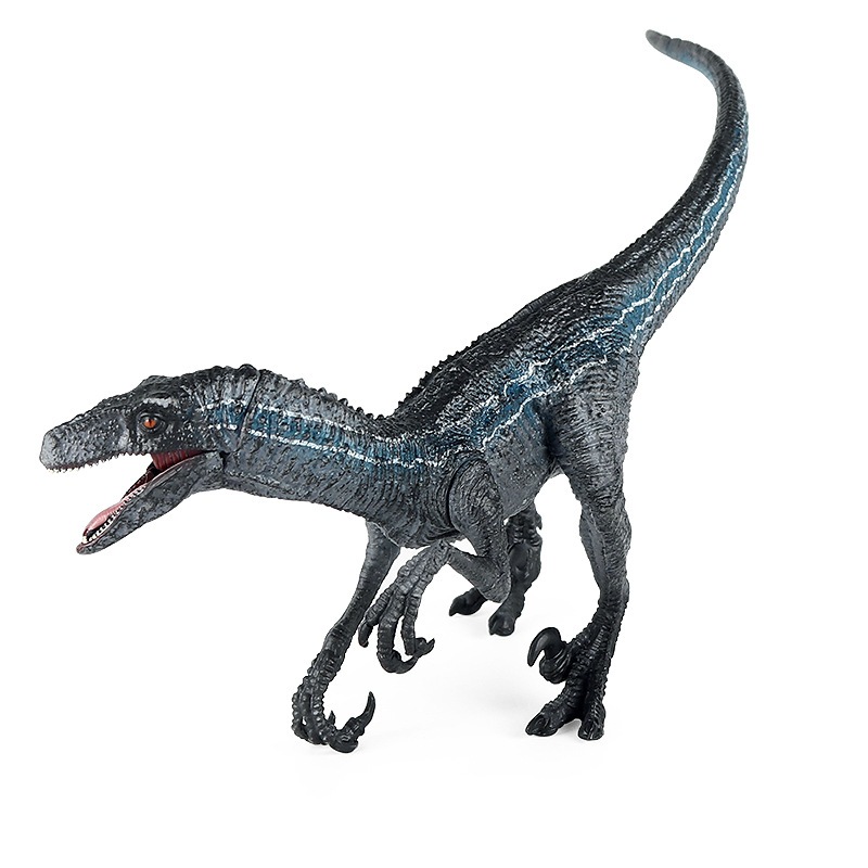 Velociraptor Jurassic จําลองไดโนเสาร์ของเล่นผ้า Lu Xun Raptors Solid Tyrannosaurus Rex พลาสติกสัตว์รุ่น