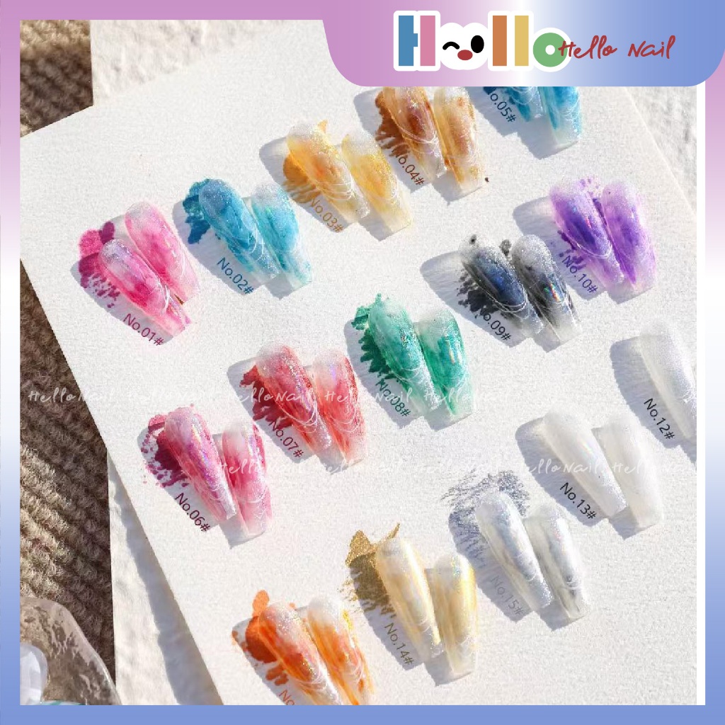 [Bangkok Ready Stock] JELIVA 15Color Watercolor Liquid (ต้องมีสําหรับสไตล์ ไม่ต้องใช้โคมไฟ) Smudge Liquid