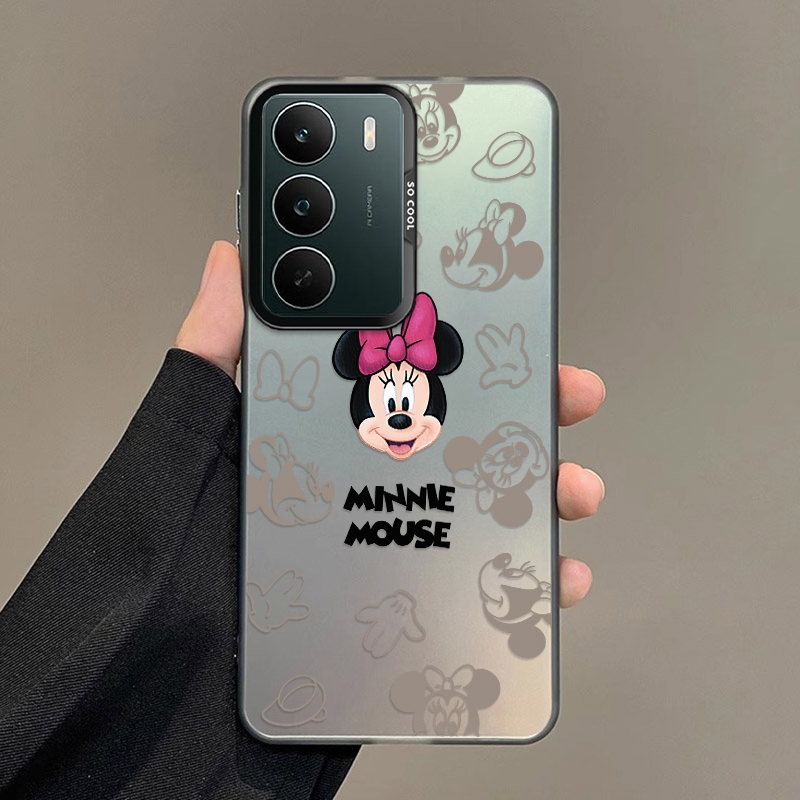 Realme C71 5G realme C73 Smile Minnie เคสสีเงินสีกันกระแทกฝาหลังแบบแข็ง