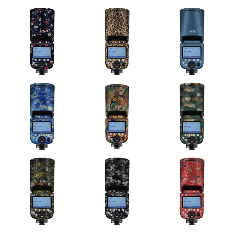 สติกเกอร์ป้องกันแฟลช Godox V1 เหมาะสําหรับสติกเกอร์ Godox V1, ตัวป้องกันแฟลช Godox, อุปกรณ์เสริม God