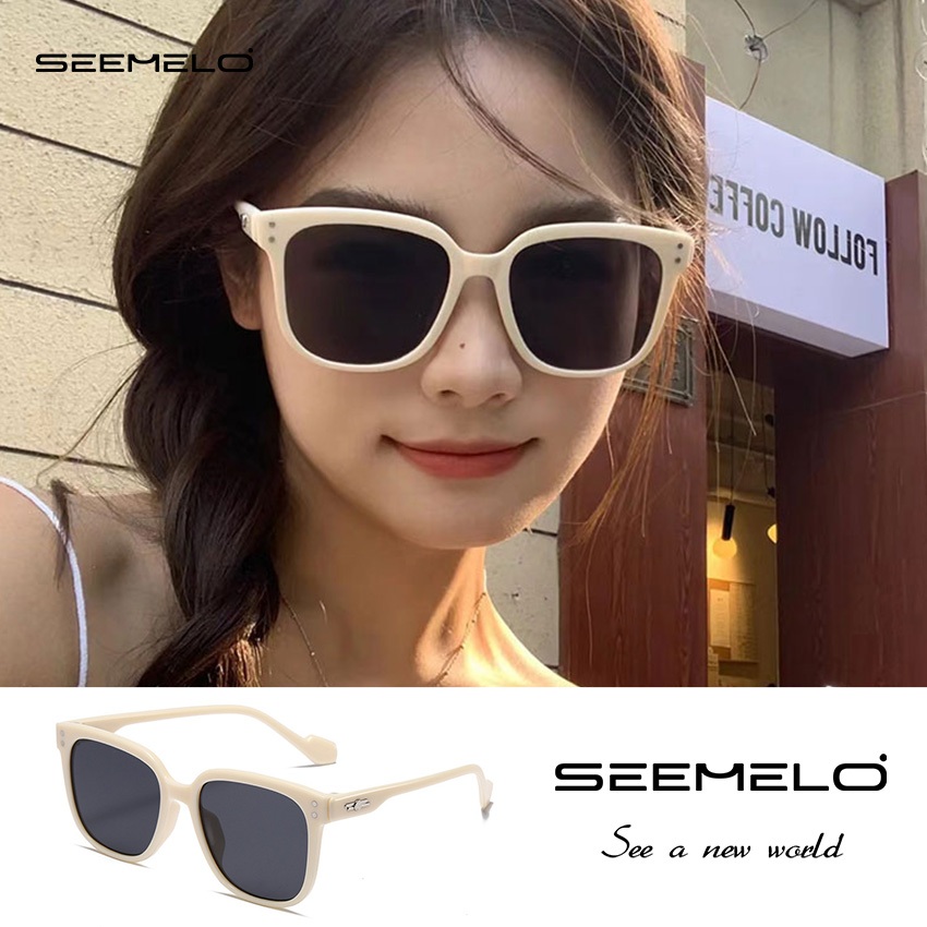 SEEMLO แว่นกันแดดผู้หญิง Day Night Dual UV400 ป้องกันแสง紫外線 แบบฟูลเฟรม