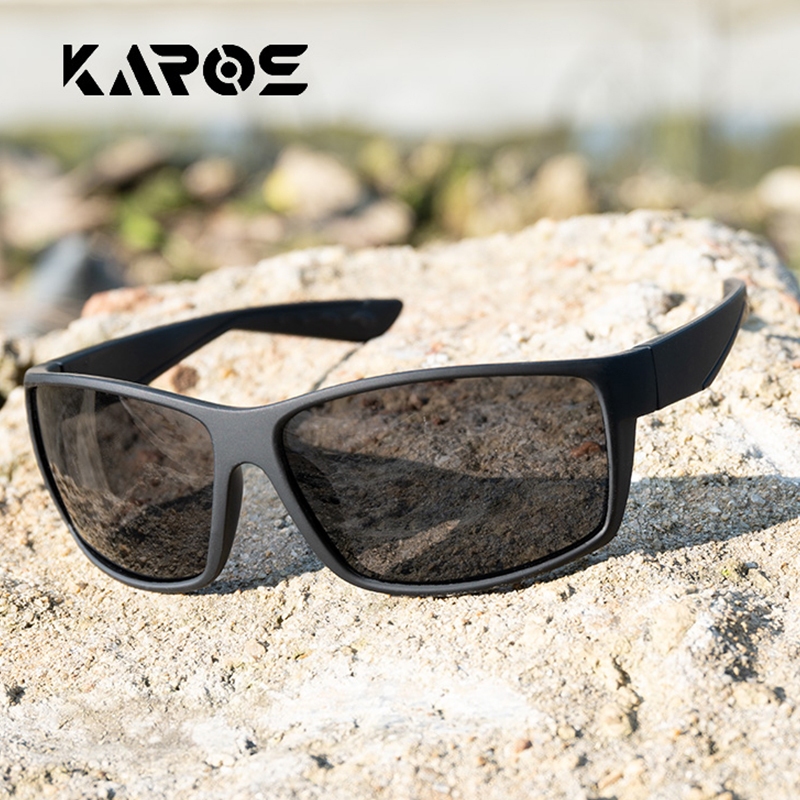 KAROS แว่นกันแดดโพลาไรซ์แฟชั่นDrivers Anti-glare แว่นตากลางแจ้งตกปลabivouac UV400