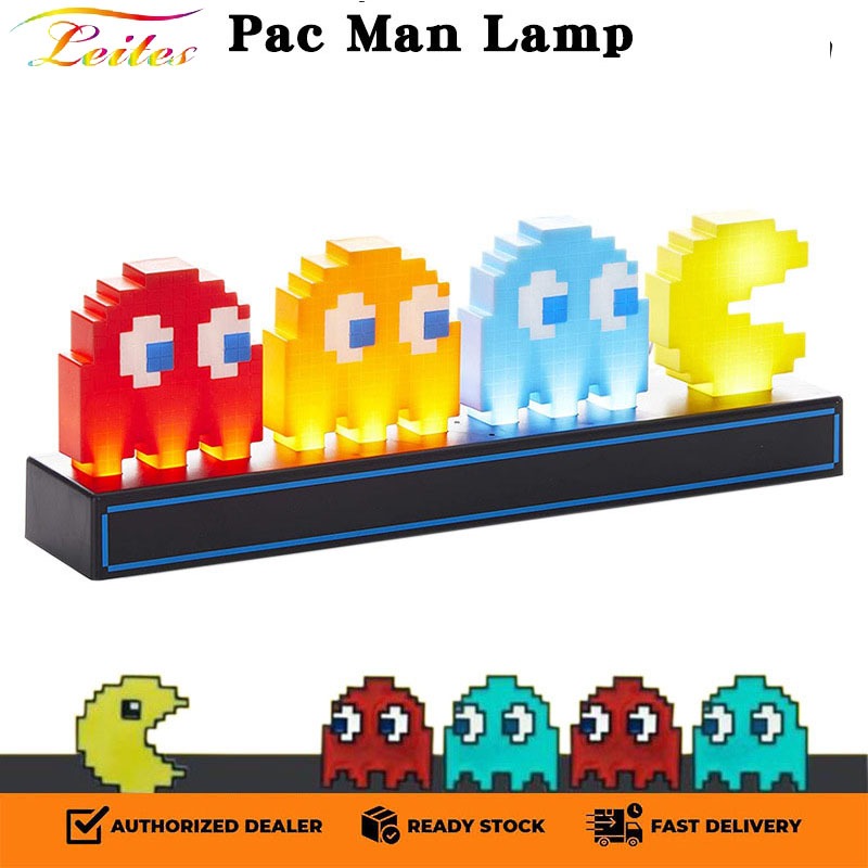 🎮 ไฟไอคอน PACMAN ไฟเปลี่ยนตามเสียง