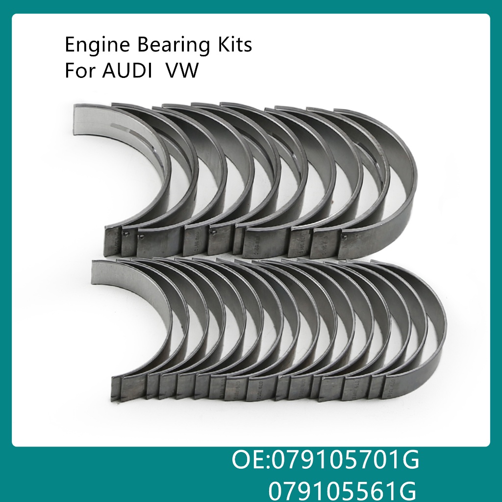 แบริ่งก้านสูบ + แบริ่งหลักเพลาข้อเหวี่ยงสําหรับ S5 Quattro A6 Quattor C6 A8 4H Q7 Touareg 7L 7P 4.2L